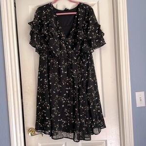 PLUS 2X Torrid Midi Tie Dress